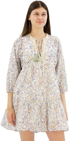 Pepe Jeans - PL953563 - Jurk - Wit - Casual - Katoen