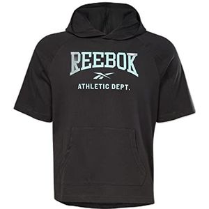 Reebok WOR Graphic SS Hoodie Sweatshirts, Zwart, L