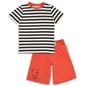 Sigikid jongenspyjamaset, zwart-wit/rood, 110 cm