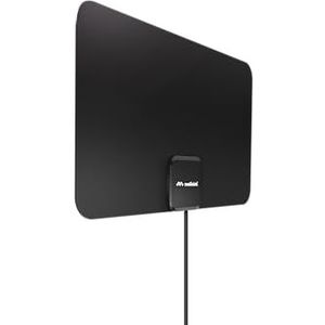 Meliconi - Easy Fit - TV-antenne - Versterkt - Ultra Slank - Compatibel met DVB-T2 HEVC