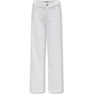 KIDS ONLY Kogsylvie Clean Wide Leg White PIM Noos, wit, 146