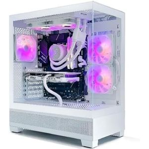 PC GAMING - Aqua Gamer PC - NVIDIA RTX 4060 8G - Watercooling 240 mm Wit - Case Aqua View XT - B760-WiFi - Corsair Vengeance SL 2X8GB DDR4 3600WH - SSD 1TB PCI 4.0 - Windows 11 Pro