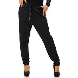 Vero Moda Broek dames VMEVA MR LOOSE STRING PANTS NOOS , zwart (zwart) , L / 34L