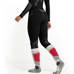 FALKE Dames Broek van onderlaag Wool-Tech 3/4 W TI Wol Functioneel material Sneldrogend 1 Stuk, Zwart (Black 3000), XS