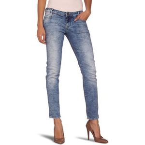 Cross jeans dames milla jeans, Blauw (Mid Camou), 30