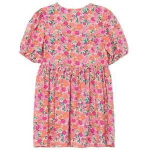 s.Oliver Junior Girl's jurk, kort, wit, 128, wit, 128 cm