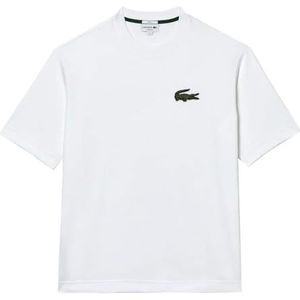 Lacoste TH0062 T-shirt & turtle neck shirt, wit, 4XL unisex, Wit., 4XL
