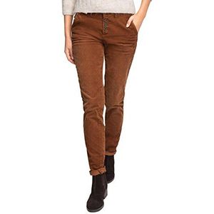 ESPRIT Chino voor dames in losse snit, bruin (camel 230), 42