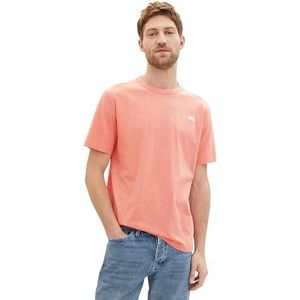TOM TAILOR T-shirt voor heren, 12642 - Hazy Coral Rose, XXL