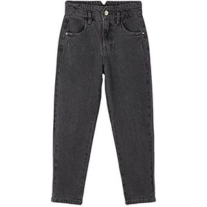 NAME IT Kids NKFBELLA DNMATAMY HW AN MOM Pant Jeans, Dark Grey Denim, 122