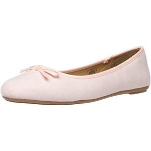 Fitters Footwear That Fits Helen Dames Ballerina Helen Microfibre modieuze Basic Ballerina's met strik (42 EU, roze)
