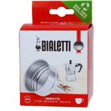 Bialetti Ricambi, inclusief 1 funnel filter, compatibel met Moka Express, Dama, Elettrica en Mini Express (2 cups)