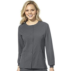 WonderWink 8155APEWTXS W123 warme jas voor dames, ronde hals, standaard, XS maat