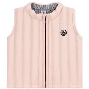 Petit Bateau Unisex Baby A091Z Mouwloze jas, roze zoutkleur, 6 maanden, Roze Saline, 6 Maanden