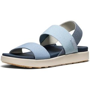 KEEN Dames Elle Backstrap Wedge sandalen, Faded Denim/Skyway, 8 UK, Vervaagde Denim Skyway, 41 EU