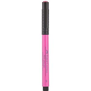 Faber-Castell 167025 - inktpen Pitt artist pen, lijndikte S, kleur 125, paars-roze medium