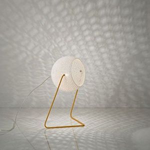 In-es.artdesign IN-ES060030O Trama T 1, tafellamp, E14, gouden basis