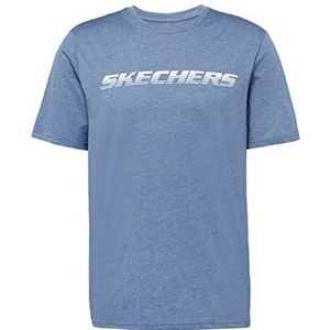 Skechers Performance Motion Functioneel herenshirt, blauw, S
