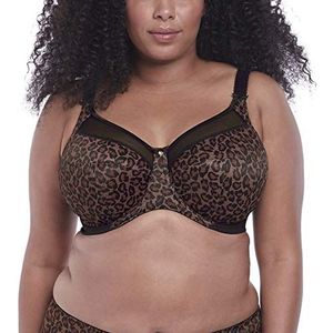 GODDESS Women's Plus-Size Kayla Signature Print Full-Coverage Underwire Bra Bra, Dark Leopard, 42L