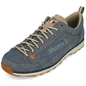 Dolomite Cinquantaquattro Lh canvas, sportschoenen, uniseks, volwassenen, Veelkleurig (Denim Blue Canapa Beige), 36 EU