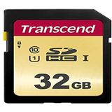 Transcend TS32GSDC500S-E 32GB | SDHC I, C10, U1 geheugenkaart - 95/40 MB/s
