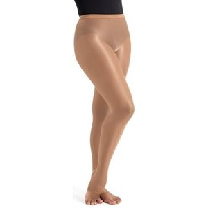 Capezio Ultra Shimmery Strirrup Tight voor dames, Beige, M