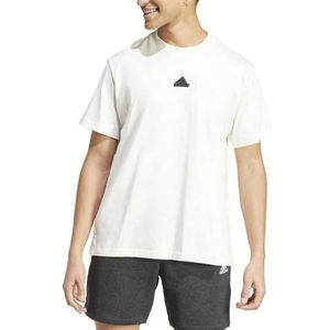 adidas Heren Brand Love Tee T-shirt (korte mouw), Gebroken Wit, L