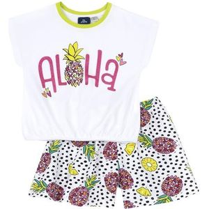 Chicco 2-Delige Set Van T-Shirt En Korte Broek meisjes, Veelkleurig (2), 5A, Design in Italië