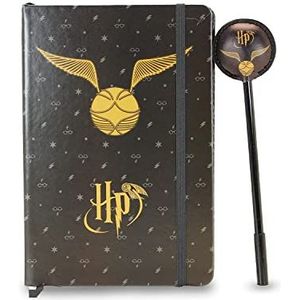 Harry Potter Wings-geschenkdoos met dagboek en modieuze balpen, zwart