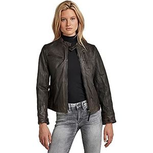 G-STAR RAW Leren bikerjack voor dames.