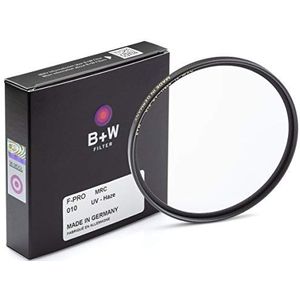 B+W UV-haze- en beschermfilter (37mm, MRC, F-Pro, 16x gecoat, Professioneel), zwart, 86 mm