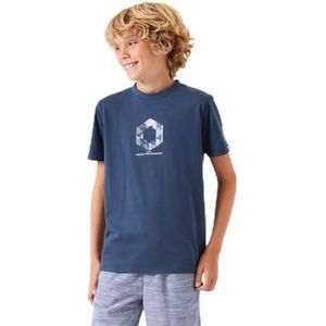 Garcia Kids Jongens T-shirt met korte mouwen, Whale Blue., 176 cm