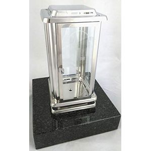 designgrab AEL1_SilverAGB1Nero Graflamp Royal van roestvrij staal, zilver, 12 x 12 x 23 cm