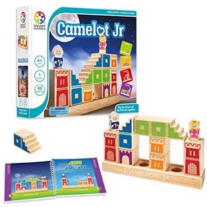 smart games - Camelot Jr, Preschool Puzzle Game with 48 Challenges, 4-9 Years, 24 x 6 x 24 cm (LxWxH)