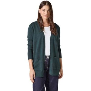 CECIL Lange cardigan, Fir Green Melange, XS