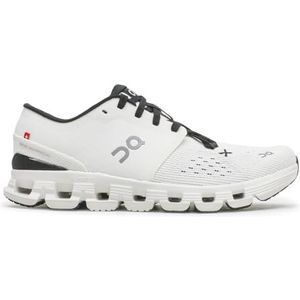 ON Dames Cloud X 4 Sneaker, Ivoor Zwart, 39.5 EU