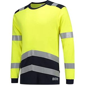 Tricorp 103003 Safety Multinorm Bicolor T-shirt, 60% Modacryl/39% Katoen/1% Ubrig, 200g/m², fluorgele inkt, maat S