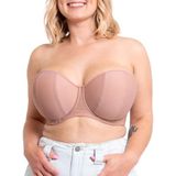 Curvy Kate Luxe Strapless BH Latte 30F, Latte, 65G