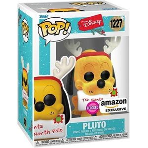Funko Pop! Disney: Vakantie - Pluto - Bevlokt - Amazon Exclusief - Vinyl Collectible Figuur - Geschenkidee - Officiële Handelsgoederen - Speelgoed Voor Kinderen en Volwassenen - Model Figuur Voor