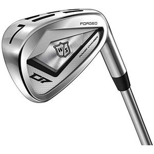 Wilson Heren D7 Forged 4-PW golfijzers Set, Flex: Regular, Voor rechtshandige golfers, Staal, 4-PW