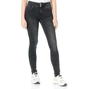 ONLY Onlblush Mid Sk Wide W/B DNM Pimbox jeansbroek voor dames, Washed Black, 32 NL/S/L
