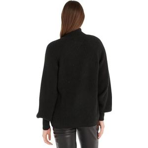 Tommy Jeans Dames Tjw RLX Coltrui Lofty Sweater Sweatshirt, Zwart, S