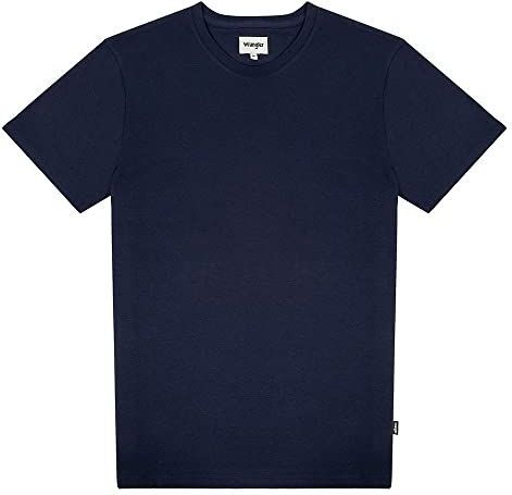Wrangler - W7G9DH114 - T-shirt - Blauw - 2 Eenheden - 100% Biologisch Katoen