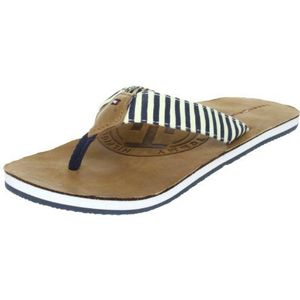 Tommy Hilfiger Francis 6A Teenslippers voor kinderen, uniseks, Blue Core Navy Stripe 496, 29 EU