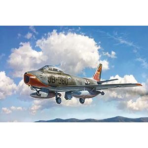 Italeri 2799S 1:48 F-86E Sabre, getrouwe replica, modelbouw, knutselen, hobby, lijmen, plastic bouwpakket, montage