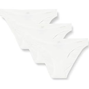 Calvin Klein Set van 3 slips, bikinivorm, katoen met stretch, wit (wit/wit, andere versie), XL