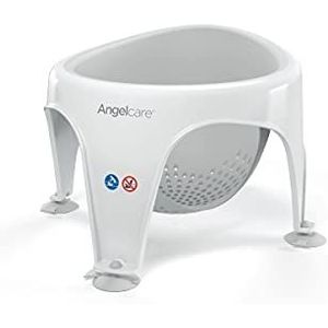 Angelcare Ergonomische badring voor grote badkuip of douche, lichtgrijs, aangenaam zachte zitting