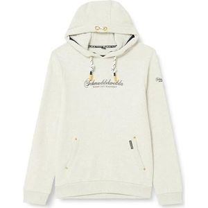 ICELOS Dames Hoodie 34613770-IC02, wolwit melange, XXL, wolwit, gemêleerd, XXL