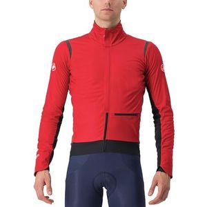 CASTELLI 4523505-642 Alpha Double Rose JKT jas, uniseks, POMPEIAN RED/ZWART, maat L