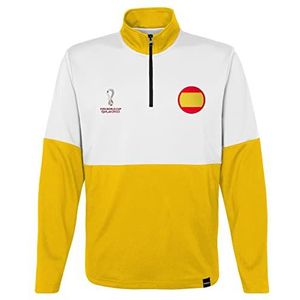 FIFA Officiële Wereldbeker Heren 2022 1/4 Zip Pull Over - Spanje Quarter Zip Pull Over (pak van 1)